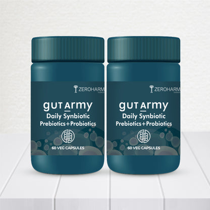 Gut Army Prebiotic & Probiotic Capsules