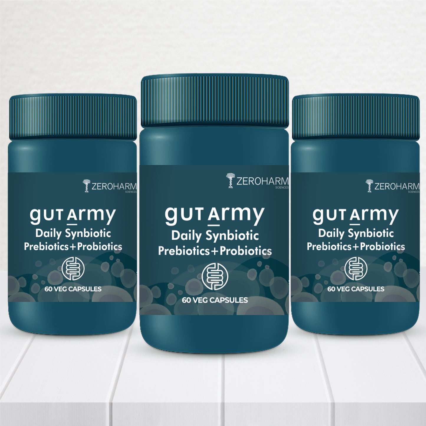 Gut Army Prebiotic & Probiotic Capsules