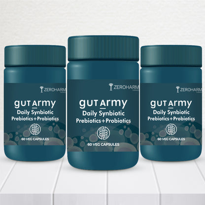 Gut Army Prebiotic & Probiotic Capsules